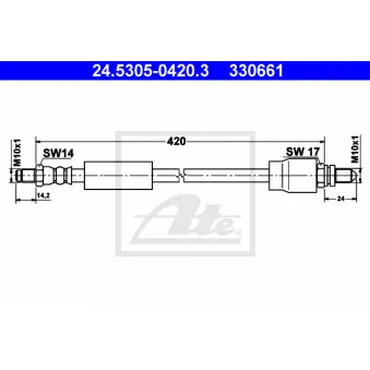 Flexible de frein ATE 24.5305-0420.3