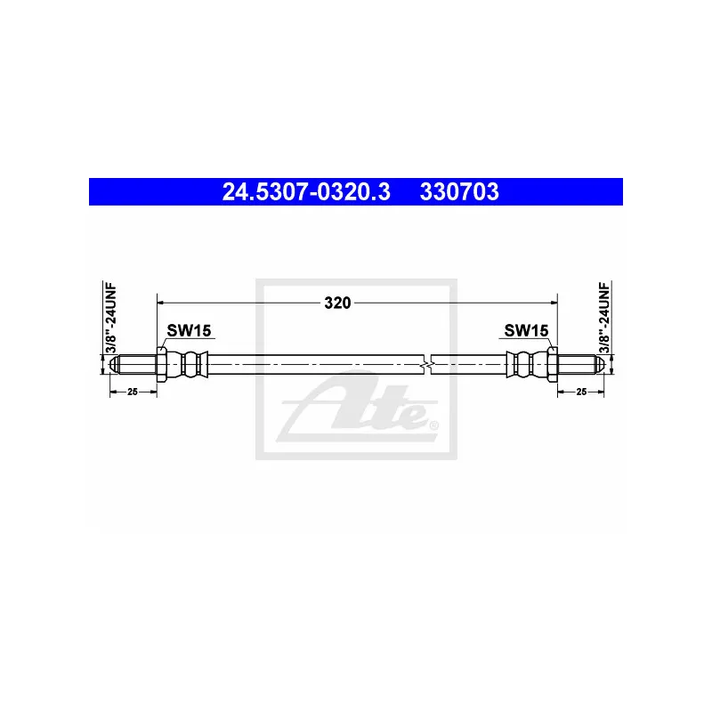 Flexible de frein ATE 24.5307-0320.3