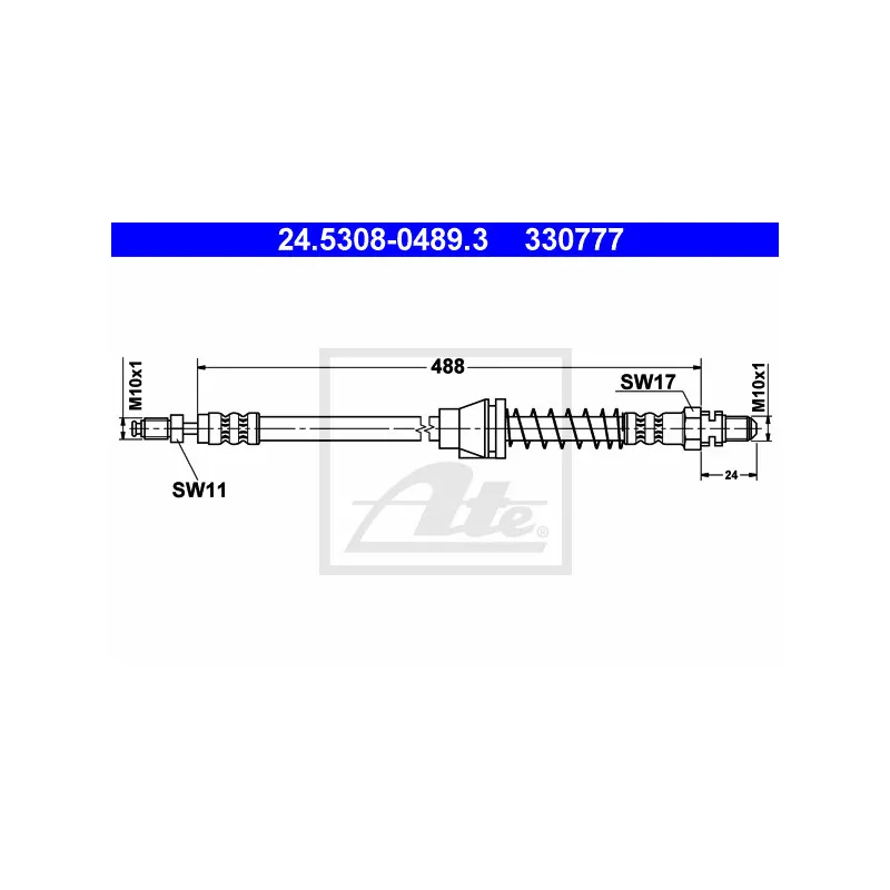 Flexible de frein ATE 24.5308-0489.3