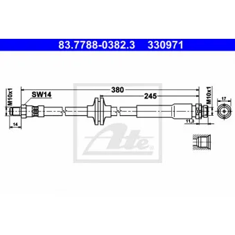 Flexible de frein ATE 83.7788-0382.3