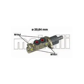 Maître-cylindre de frein METELLI 05-0039