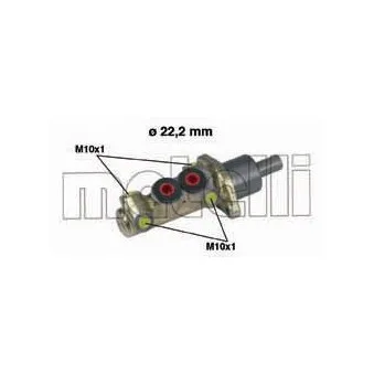Maître-cylindre de frein METELLI 05-0196