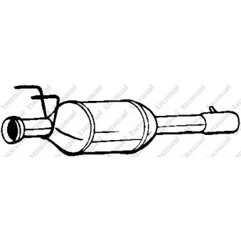 Filtre à particules / à suie, échappement BOSAL