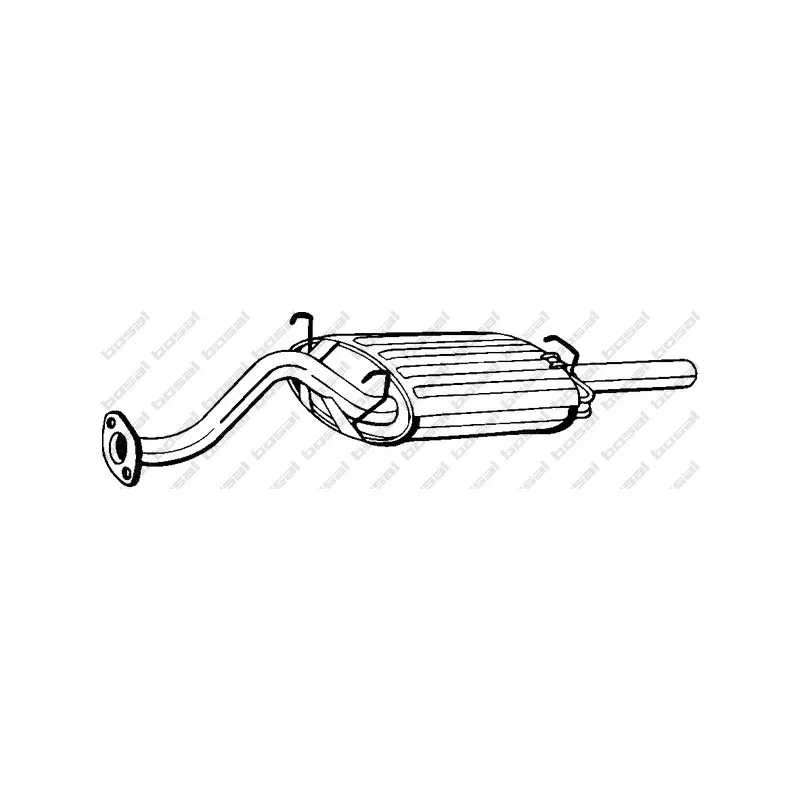 Silencieux arrière BOSAL 115-221