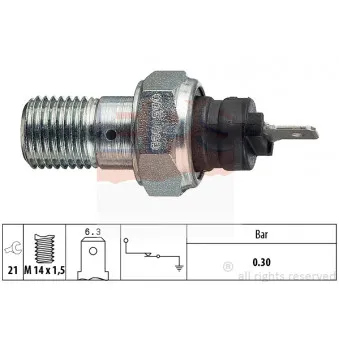 Indicateur de pression d'huile EPS 1.800.003