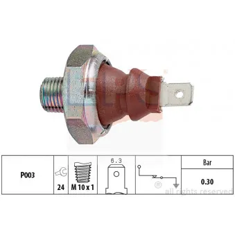 Indicateur de pression d'huile EPS 1.800.007