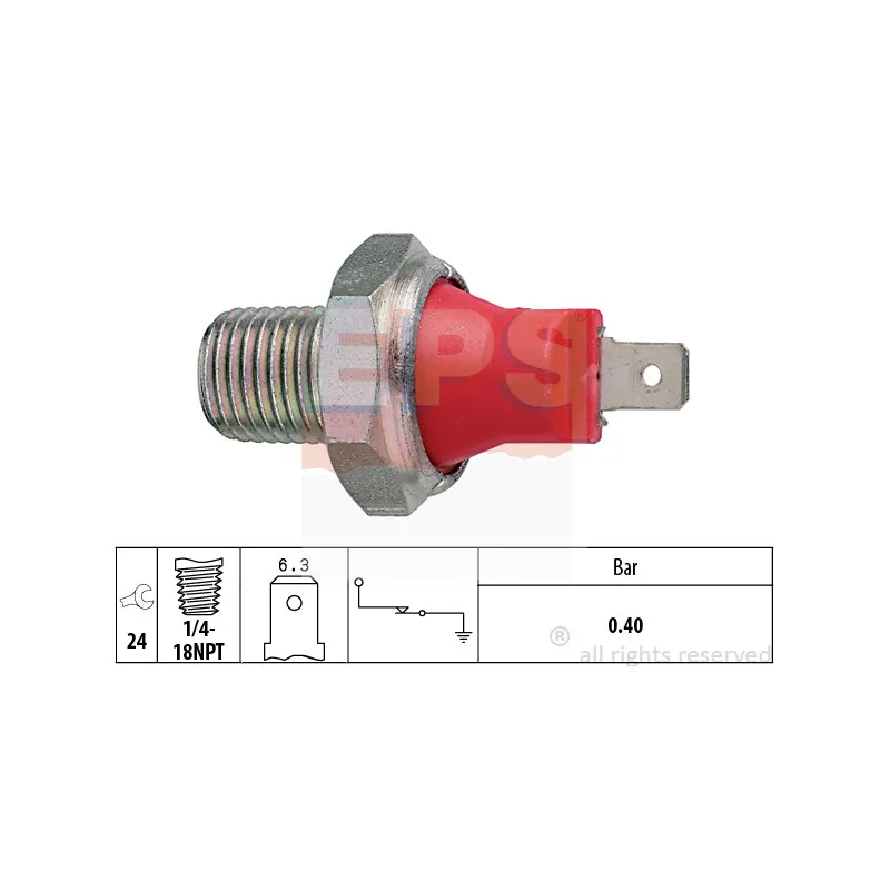 Indicateur de pression d'huile EPS 1.800.032