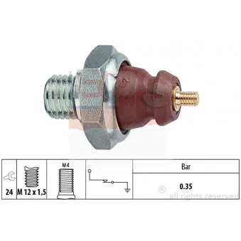 Indicateur de pression d'huile EPS 1.800.057