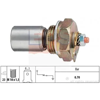 Indicateur de pression d'huile EPS 1.800.082