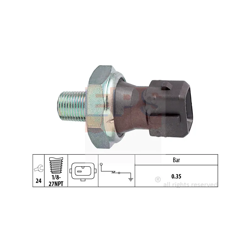 Indicateur de pression d'huile EPS 1.800.091