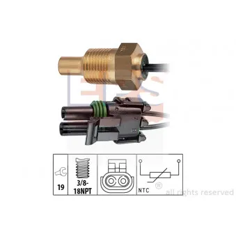 Sonde de température, liquide de refroidissement EPS 1.830.307