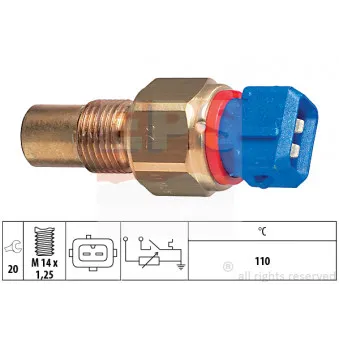 Sonde de température, liquide de refroidissement EPS 1.830.521