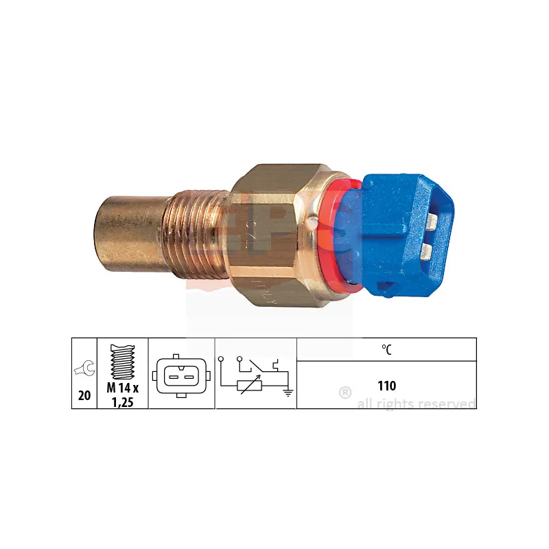 Sonde de température, liquide de refroidissement EPS 1.830.521