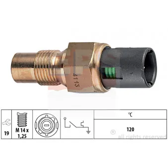 Contact thermique, voyant avertisseur de l'agent réfrigérant EPS 1.840.113