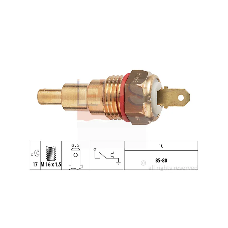 Interrupteur de température, ventilateur de radiateur EPS 1.850.068