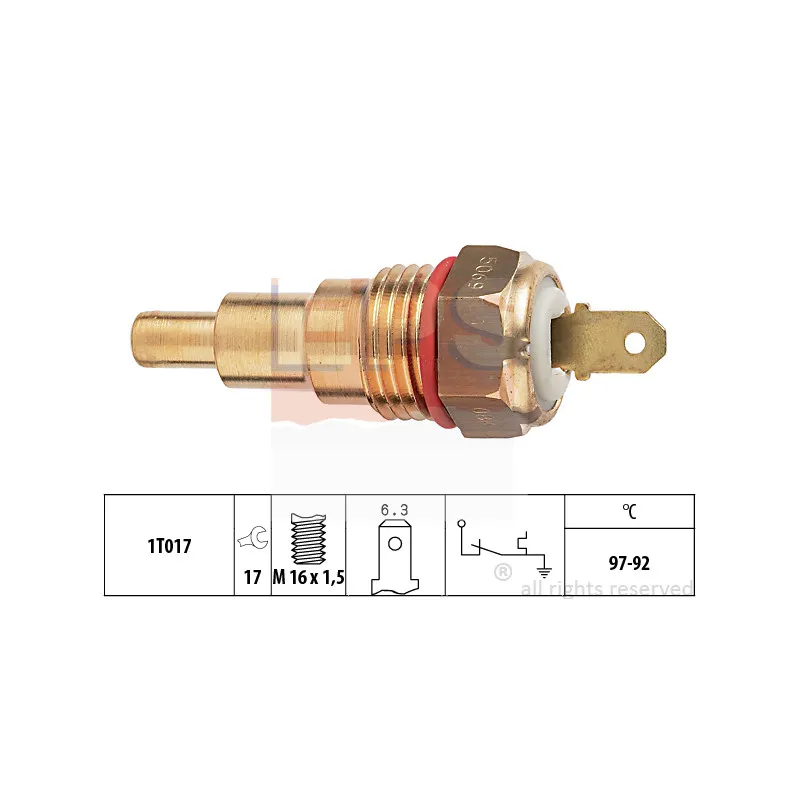 Interrupteur de température, ventilateur de radiateur EPS 1.850.069