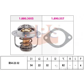 Thermostat d'eau EPS 1.880.305