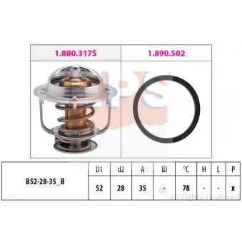 Thermostat d'eau EPS 1.880.317