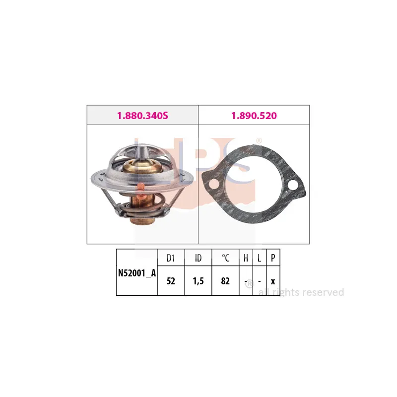 Thermostat d'eau EPS 1.880.331