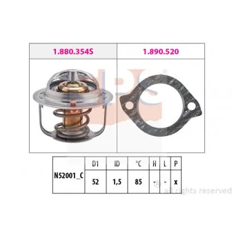 Thermostat d'eau EPS 1.880.354