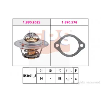 Thermostat d'eau EPS 1.880.358