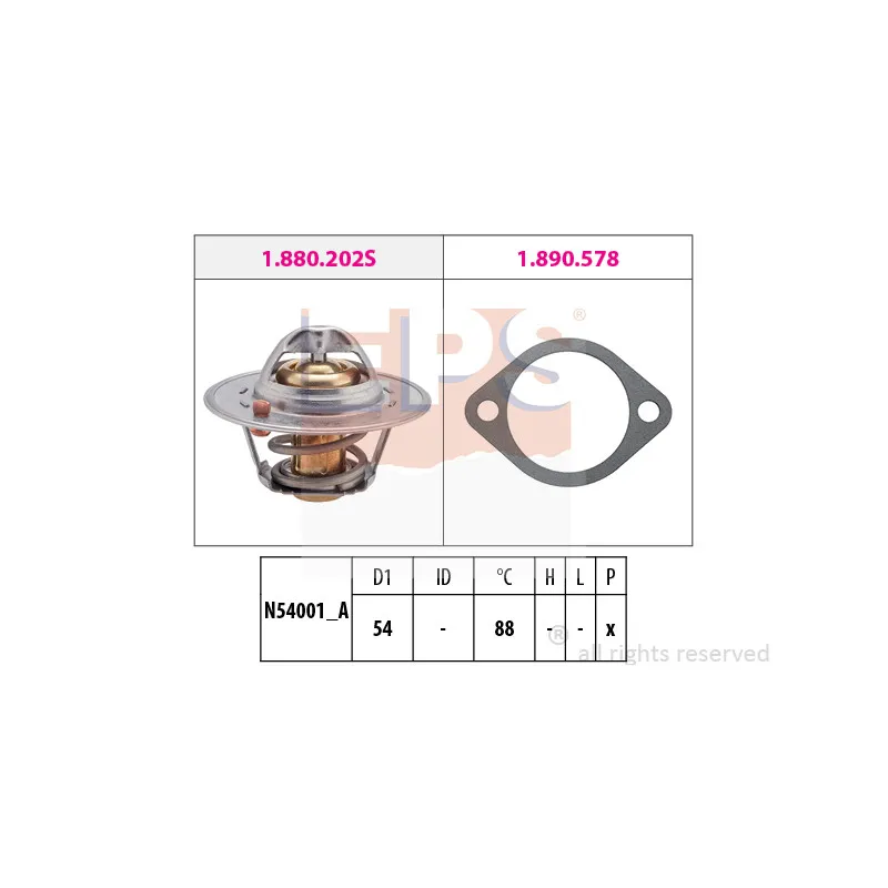 Thermostat d'eau EPS 1.880.358