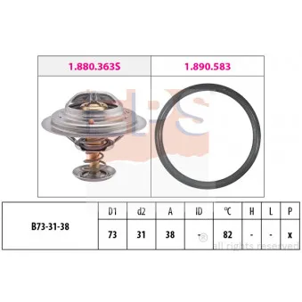 Thermostat d'eau EPS 1.880.363