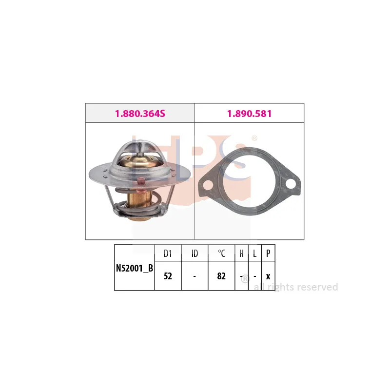 Thermostat d'eau EPS 1.880.364