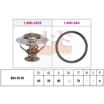 Thermostat d'eau EPS 1.880.365