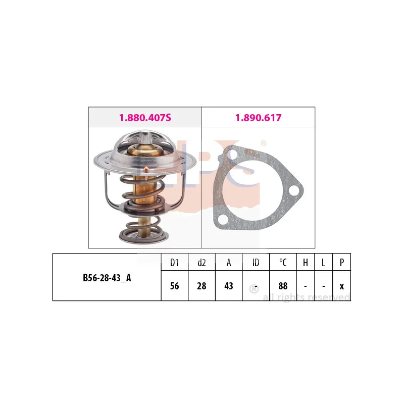 Thermostat d'eau EPS 1.880.407