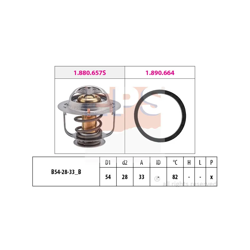 Thermostat d'eau EPS 1.880.657