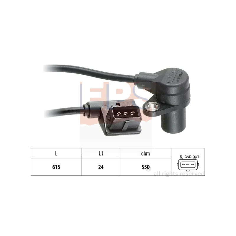 Capteur d'angle, vilebrequin EPS 1.953.049