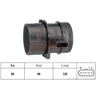 Débitmètre de masse d'air EPS