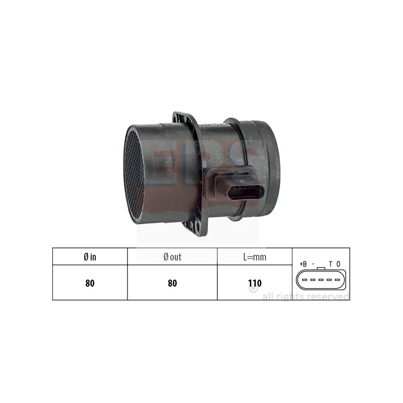 Débitmètre de masse d'air EPS 1.991.357