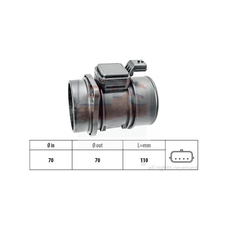 Débitmètre de masse d'air EPS 1.991.454