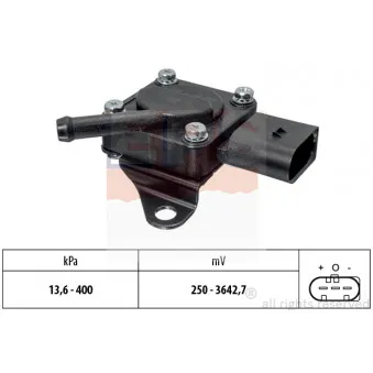 Capteur, pression des gaz échappement EPS 1.993.319