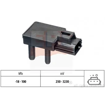 Capteur, pression des gaz échappement EPS 1.993.332