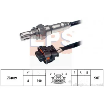 Sonde lambda EPS 1.997.136