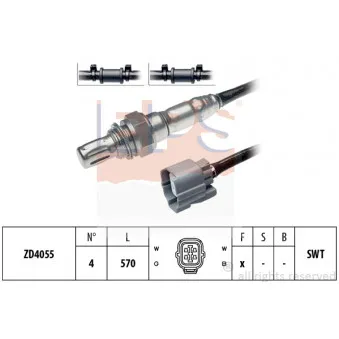 Sonde lambda EPS 1.997.492