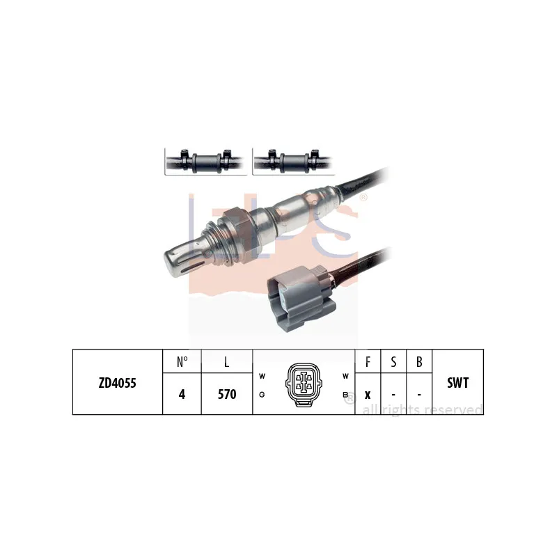 Sonde lambda EPS 1.997.492