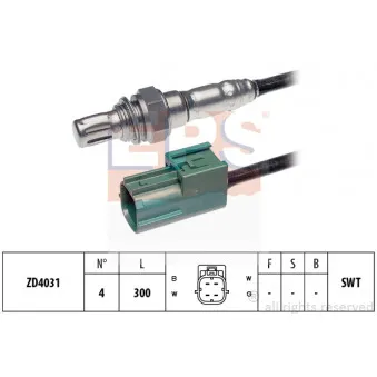 Sonde lambda EPS 1.997.628