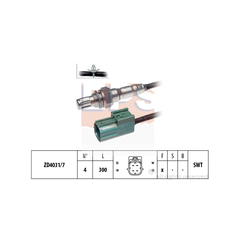 Sonde lambda EPS 1.997.633