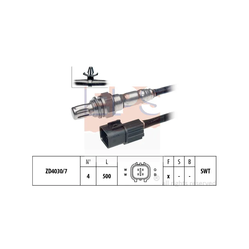 Sonde lambda EPS 1.997.658