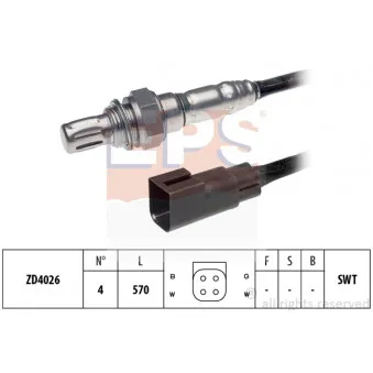 Sonde lambda EPS 1.997.703