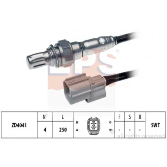 Sonde lambda EPS 1.997.727