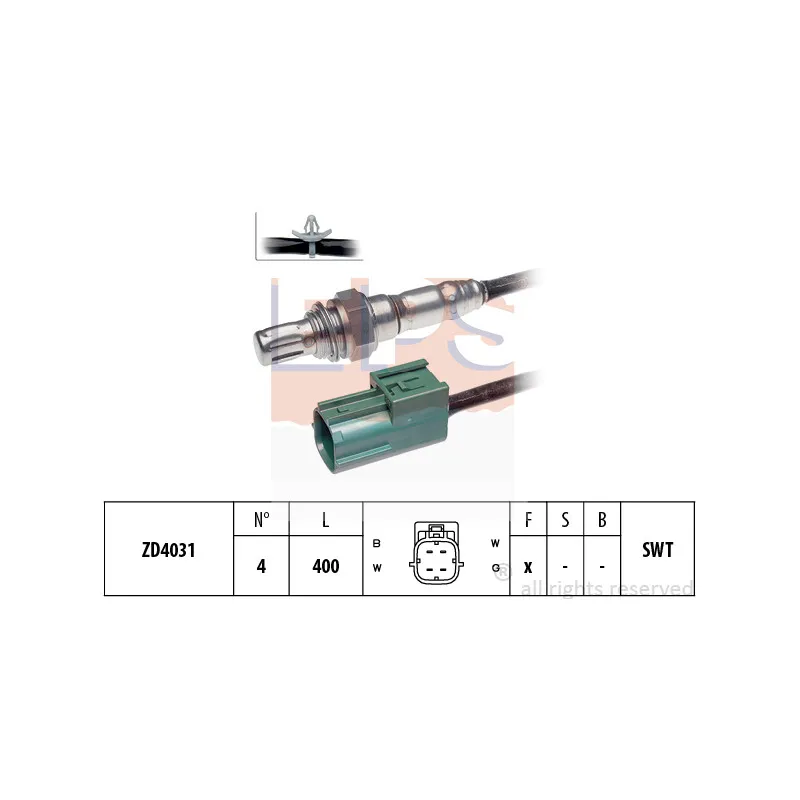 Sonde lambda EPS 1.997.759