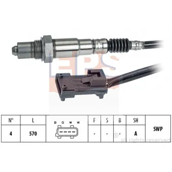 Sonde lambda EPS 1.998.318