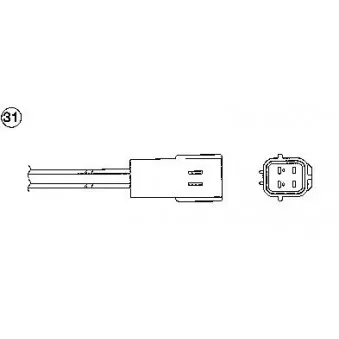 Sonde lambda NGK 0157