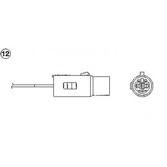 Sonde lambda NGK 0197