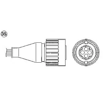 Sonde lambda NGK 0295